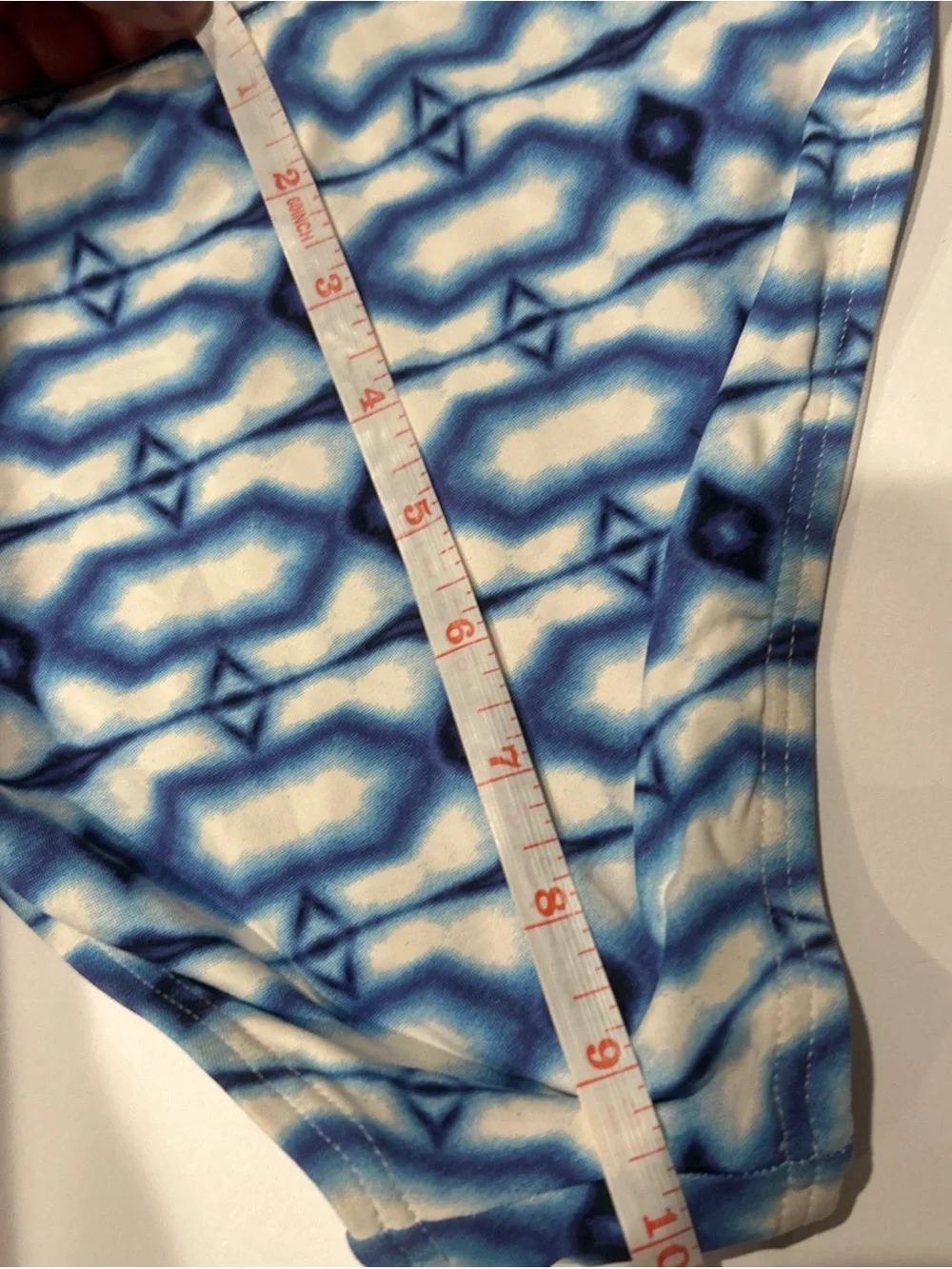Michael Kors Blue Patterned Two-Piece Bikini